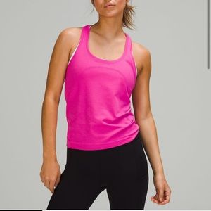 lululemon swiftly tech tank top *race length* sonic pink